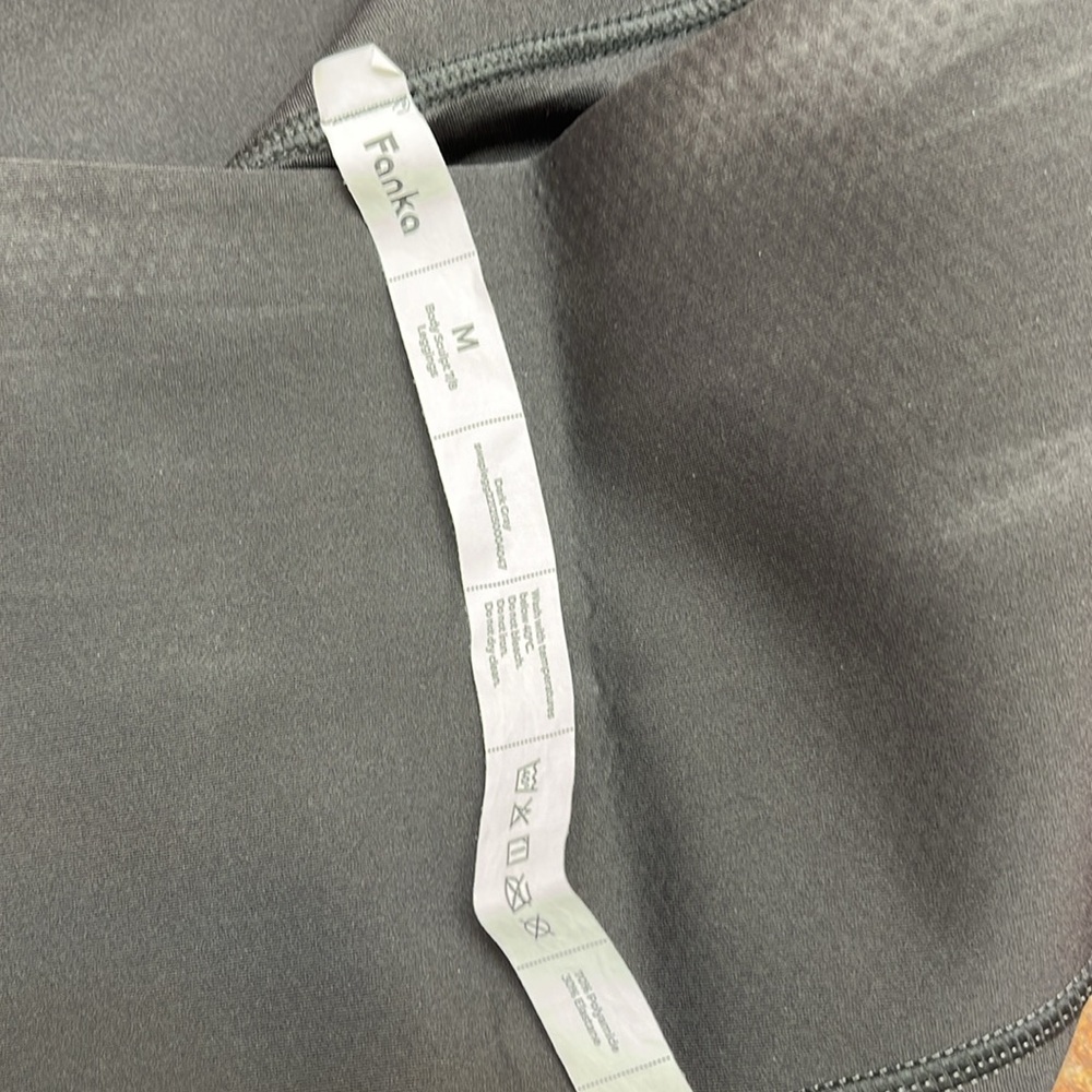 Gray High-Waisted Performance Leggings - Picture 6 of 7